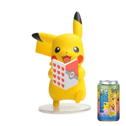 Langbowang Pokemon Days Limited Edition Reading Pikachu Collector’s Can & Figure Set