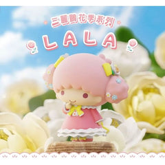 Bring the magic of springtime blooms to your collection with the adorable Lala Figure from the Sanrio Characters Flower Season Series. Dressed in a sweet pastel pink outfit and adorned with delicate floral accents, Lala captures the gentle charm and dreamlike beauty that fans of Little Twin Stars love.

Inspired by a blossoming garden in full bloom, this beautifully detailed figure features soft colors, floral decorations, and a whimsical spring-inspired design. Standing atop a decorative display base, Lala