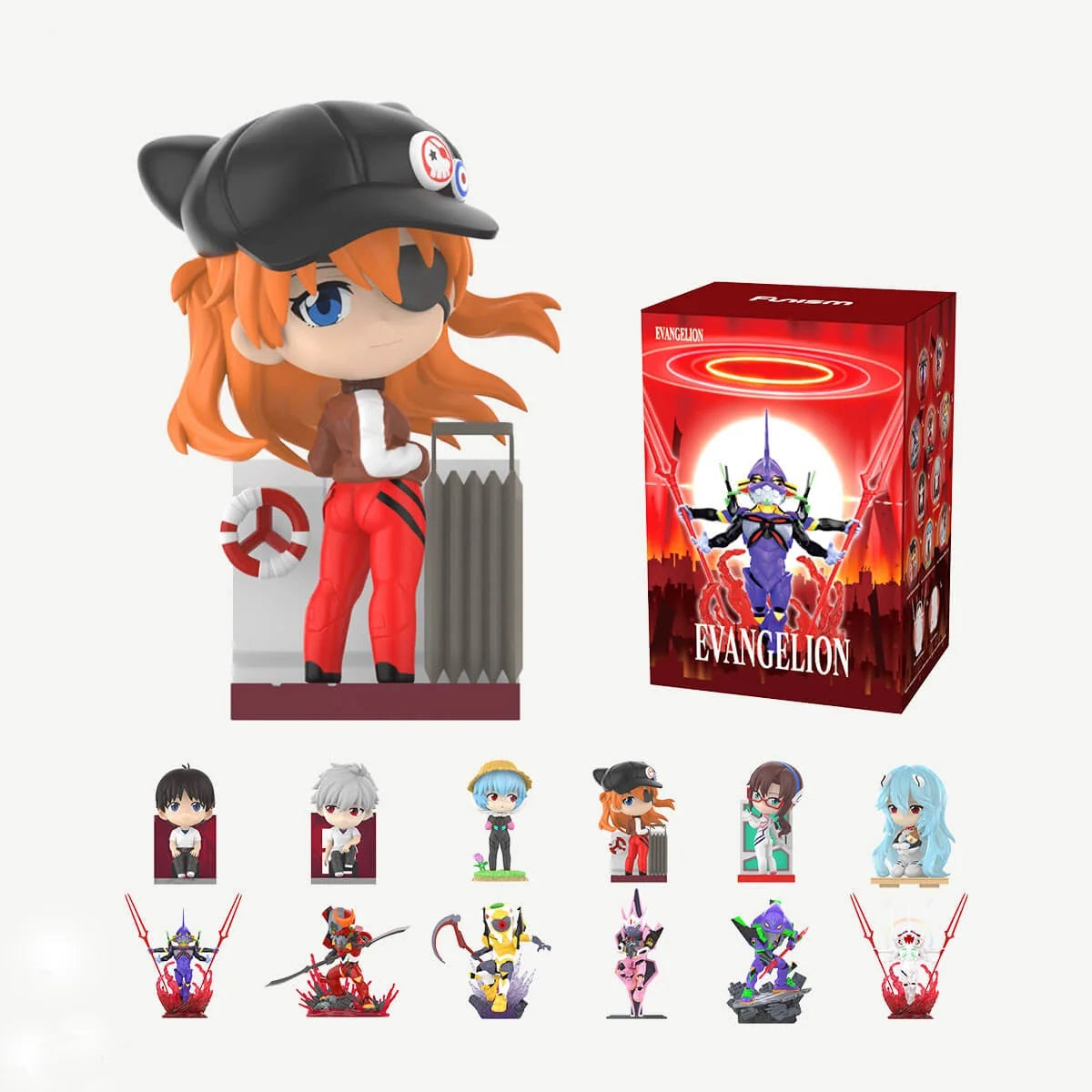 <p>Enter the world of Neon Genesis Evangelion with the <strong>Funism Evangelion EVA Blind Box Vol. 2 Figure Collection</strong>! This officially licensed collectible series brings together iconic Evangelion pilots, beloved characters, and powerful EVA Units in an exciting assortment of detailed miniature figures.</p>

<p>Featuring <strong>10 regular designs, 1 secret figure, and 1 super secret figure</strong>, this collection captures the distinctive personalities and unforgettable mecha designs of the leg
