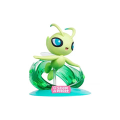 Travel through time with the Funism Twinkmont Pokémon Celebi Prime Figure! This premium mini PVC statue captures the Mythical Pokémon gracefully floating above a swirling translucent green energy base, beautifully showcasing Celebi's mystical connection to nature and time. Standing approximately 4.5 inches tall, this officially licensed Pokémon collectible features vibrant colors, elegant sculpting, and exceptional attention to detail that brings one of Pokémon's most beloved Mythical Pokémon to life.

Part