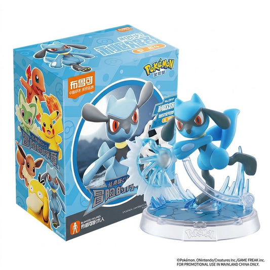 <p>Add the energetic Fighting-type Pokémon <strong>Riolu</strong> to your collection with the <strong>Blokees Pokémon Classic Edition CV-S Riolu Figure</strong>!</p>

<p>This officially licensed Pokémon collectible recreates <strong>Riolu</strong> in Blokees' stylized figure format, featuring its distinctive blue-and-black coloring, red eyes, and recognizable jackal-inspired design.</p>

<p>Part of the <strong>Classic Edition CV-S</strong> series, Riolu features articulated joints for simple posing and is d