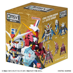 A new assortment featuring Strike Freedom Gundam and Infinite Justice Gundam from QMSV is now available! In addition to the original colors, there are also versions with original color schemes from the same series, and two secret color variations. It comes in a blind box package, so you won't know which one you get until you open it.

Every blind box includes one randomly selected mini figure, adding an element of surprise to every unboxing. With multiple variations to collect - including potential rare or
