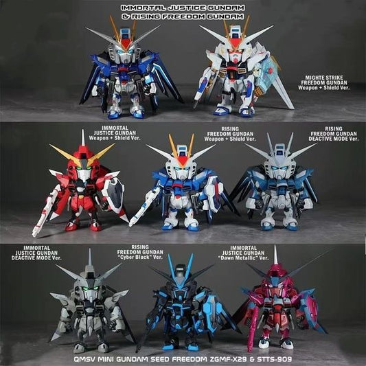 Bandai BNESH QMSV Mini Gundam SEED Freedom Series Blind Box - 1 al azar