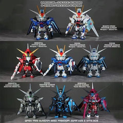Bandai BNESH QMSV Mini Gundam SEED Freedom Serie Blind Box - 1 zufälliges