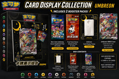 Showcase your favorite Pokémon card with the Pokémon TCG Chinese Mew Card Display Collection! This official Simplified Chinese Pokémon TCG release features a colorful Mew-themed display frame along with two different booster packs for even more cards to collect.

The included display frame features a vibrant purple and blue design decorated with Mew artwork and Pokémon Energy symbols, making it a great way to display a favorite card from your collection.

Contents:

1x Mew Card Display Frame
1x Mew Nine Col