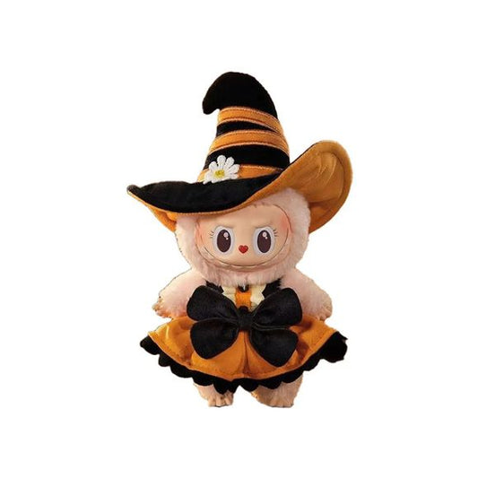 POP MART POPLAND Labubu Mokoko Halloween Magic of Pumpkin Vinyl Plush AUTHENTIC