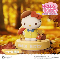 Celebrate the beauty of autumn with this charming Hello Kitty figure from Langbowang's Four Seasons Fragrance Figure Series! Dressed in warm seasonal colors and topped with a cozy beret, Hello Kitty stands among woodland-inspired details including mushrooms, acorns, fallen leaves, and a golden autumn backdrop. The carefully crafted design captures the peaceful feeling of a crisp fall day and makes a delightful display piece for any Sanrio collection.

With its soft earth-tone palette and seasonal accents, t