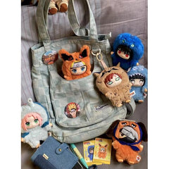 TOP TOY EAKI Naruto Cute Beast Party Series Plush Keychain Blind Box AUTHENTIC
