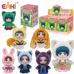 Realistic Cute Design: Meticulously crafted plushies showcase intricate detail, capturing the charm of cartoon characters with lifelike appeal for a delightful addition to any collection

Skin-Friendly Plush Fabric: Crafted with ultra-soft plush material, this cartoon character plushie ensures a comfortable touch experience while being gentle on the skin for endless cuddling enjoyment

Random Design: Blind boxes are fully random and we cannot accept requests for specific items. There chances of getting the