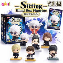 <p>Bring your favorite Jujutsu Kaisen characters to your collection with the <strong>CAKI Jujutsu Kaisen Sitting Series Figure Blind Box</strong>! This adorable collectible series features fan-favorite characters from the hit anime Jujutsu Kaisen, reimagined as charming chibi-style figures in relaxed sitting poses.</p>

<p>Each figure features an oversized head, expressive facial details, and a compact seated design that captures the personality of its character. From Satoru Gojo's signature sunglasses and