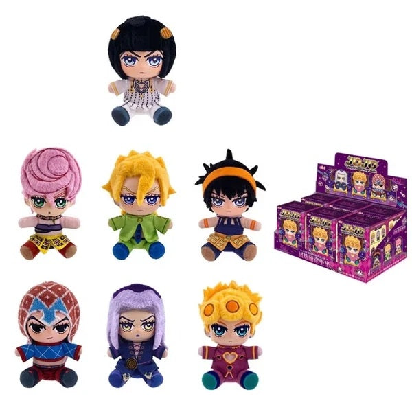 EAKI JoJo's Bizarre Adventure Golden Wind Vinyl Plush Keychain Blind B ...