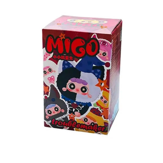 Meet the Migo Little Troublemaker Series Plush Blind Box, where adorable mischief meets plush perfection! Each blind box hides one mystery plush character from this cheeky lineup built to surprise and delight. Whether you’re collecting the whole gang or hoping for the secret variant, every unboxing is full of fun.

Soft fabrics, embroidered details, expressive faces and playful accessories define this series — these plushes aren’t just cute, they have personality. Compact and collectible, they’re great for