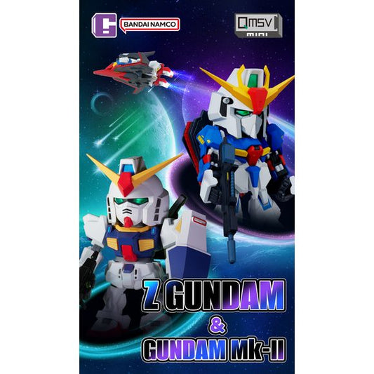 Bandai BNESH QMSV Mini Gundam Zeta Z Gundam & MK-II Figur 1 zufällige Blindbox