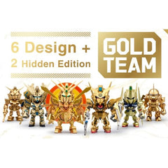 Bandai BNESH QMSV Mini Gundam Gold Team Series Blind Box - 1 Random