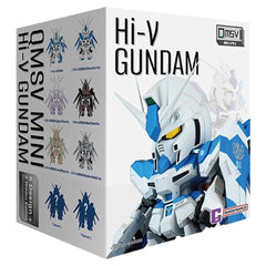 Add a compact take on the iconic Hi-v Gundam to your collection with the QMSV Mini Hi-v Gundam Series! These stylized mini figures feature the mobile suit’s distinctive Fin Funnels, detailed armor, and super-deformed proportions, with several unique color and finish variations to collect.

Each sealed blind box contains 1 randomly selected figure from a lineup of 8 possible designs, including 6 standard styles and 2 rare Secret versions. Standard possibilities range from the classic blue-and-white Hi-v Gund