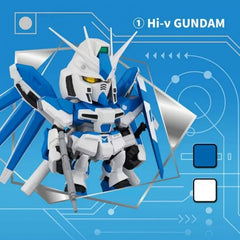 Bandai BNESH QMSV Mini Hi-ν Hi-Nu Gundam Series Figure Blind Box - 1 Random