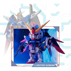 Bandai BNESH QMSV Mini Strike Gundam & Destiny Gundam Serie Blind Box 1 Zufällig