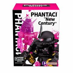 Gundam meets streetwear style in the QMSV Mini PHANTACI “New Century” Series! This officially licensed collaboration gives iconic Mobile Suits a bold PHANTACI-inspired makeover, combining QMSV Mini’s super-deformed proportions with striking pink, black, metallic, and translucent finishes.

The collection features 6 regular designs plus 1 hidden edition, including stylized versions of recognizable Gundam Mobile Suits such as the RX-78-2 and Zaku II. Each figure features detailed paint applications, distincti