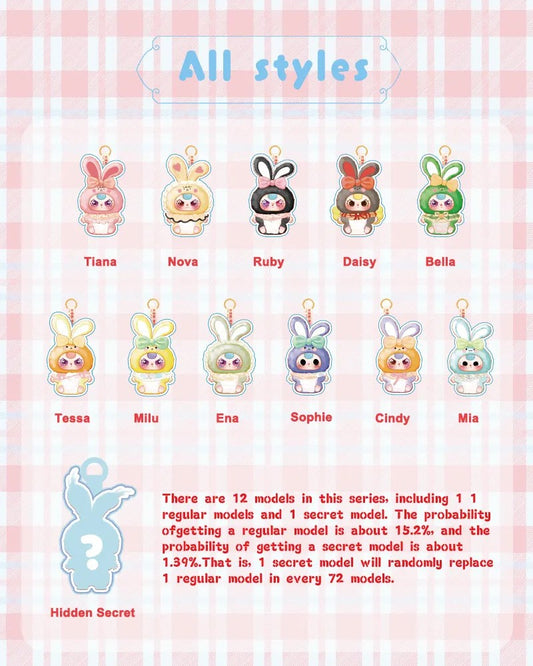 Cureplaneta Baby Three Lily Rabbit Town V2 Plush Blind Box - 1 Random