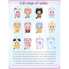 Cureplaneta Baby Three Kitten Wardrobe Plush Blind Box - 1 Random