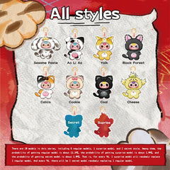 Cureplaneta Baby Three Cat and Dog Plush Blind Box