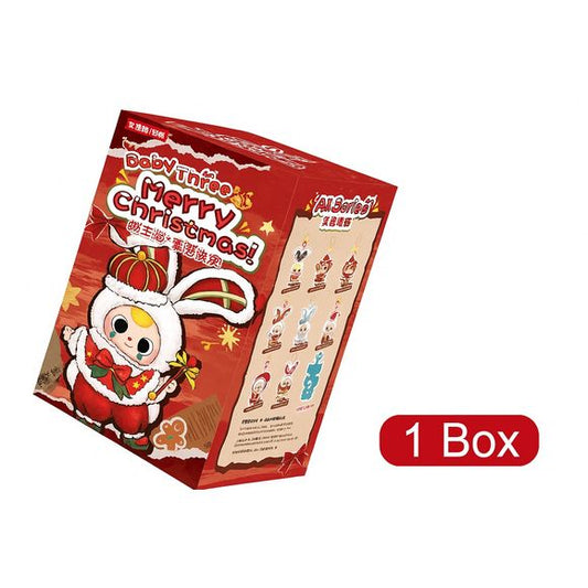 Baby-Three “Merry Christmas!” Limited Edition Plush Blind Box

Bring the holiday magic home with this festive, must-have collectible from Baby-Three’s Holiday Series! Hidden inside each blind box is one exquisitely detailed plush figure, decked out in Christmas cheer and ready to delight.