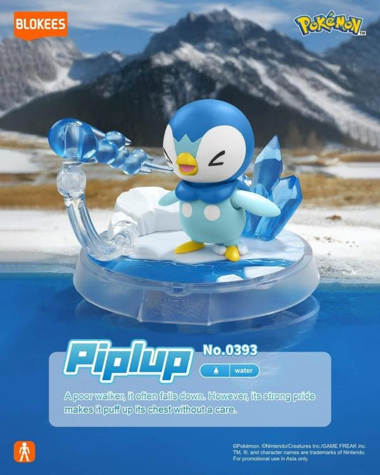 Blokees Pokemon Classic Version-S Piplup Plastic Model Kit