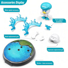 Blokees Pokemon Classic Version-S Quaxly Plastic Model Kit