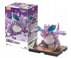 <p>Add the powerful Poison- and Ground-type Pokémon <strong>Nidoking</strong> to your collection with this detailed <strong>Blokees Pokémon Nidoking Figure</strong>!</p>

<p>This officially licensed Pokémon collectible recreates Nidoking in a dynamic battle-ready pose, featuring its distinctive purple coloring, large ears, powerful horn, and intimidating expression.</p>

<p>The figure includes a detailed scenic display base with rocky effect pieces that help bring the action to life and give Nidoking a stro