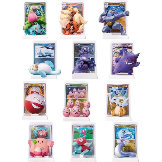 Pokemon TCG Chinese Dream Painting Drawing Collect 151 Figure Set - 1 Random