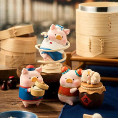 TOYZEROPLUS Lulu The Piggy Chinese Food Cuisine Series Figure Mystery Blind Box