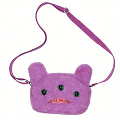 ZURU Fuggler Funny Ugly Big Head Series Bio Monster Purple Crossbody Bag