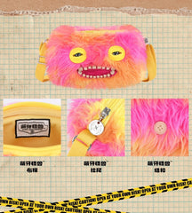 ZURU Fuggler Funny Ugly Big Head Series Yellow Red Crossbody Bag