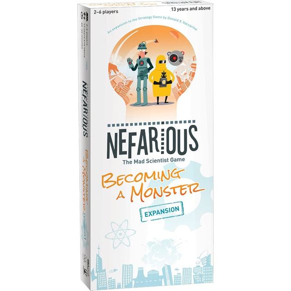 Nefarious The Mad Scientist: Becoming a Monster Expansion | Galactic Toys & Collectibles