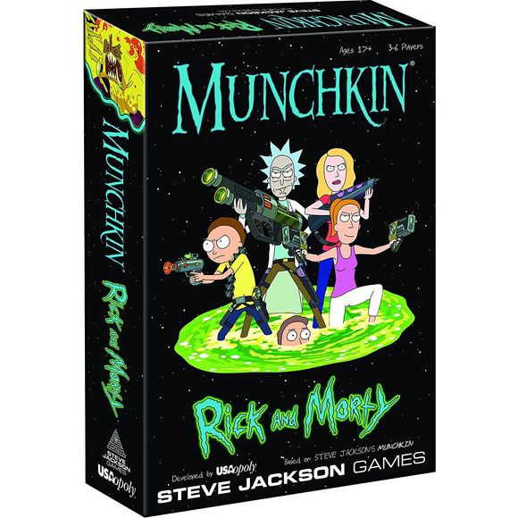 USAopoly Munchkin Rick and Morty Card Game | Galactic Toys & Collectibles