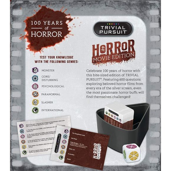 USAopoly Horror Movie Edition Trivial Pursuit Board Game | Galactic Toys & Collectibles