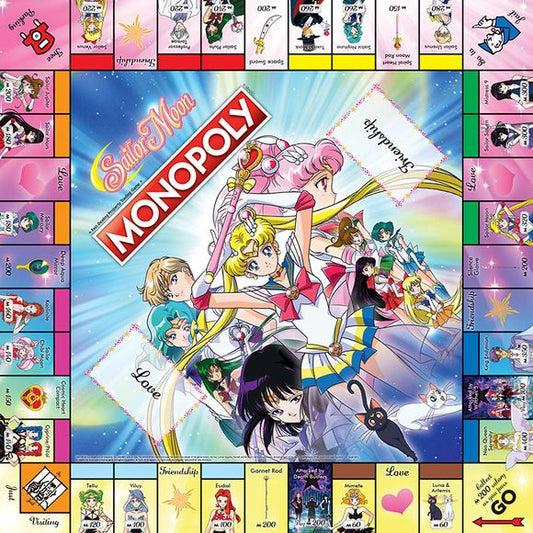 Sailor Moon Monopoly Board Game | Galactic Toys & Collectibles