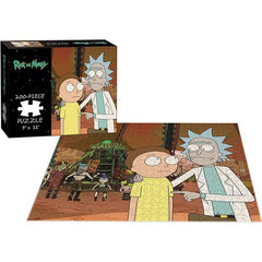 200 Piece officially licensed puzzle from Rick and Morty.  Finished Size: 9" x 11".