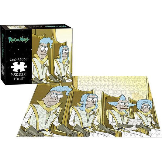 USAopoly Rick and Morty Council of Ricks 200 Piece 9x11-inch Jigsaw Puzzle | Galactic Toys & Collectibles