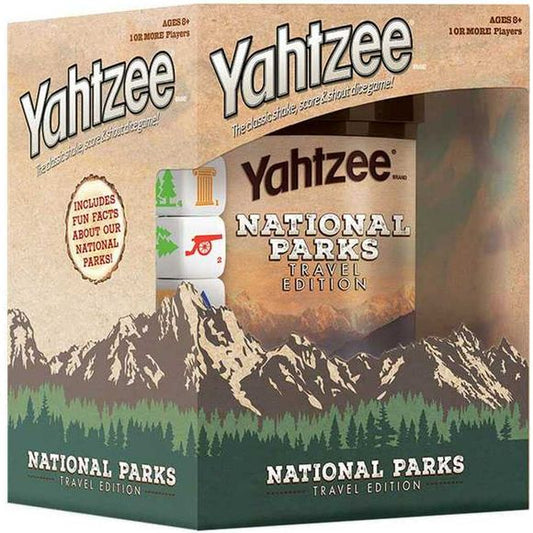 National Parks Travel Edition Yahtzee Dice Game | Galactic Toys & Collectibles