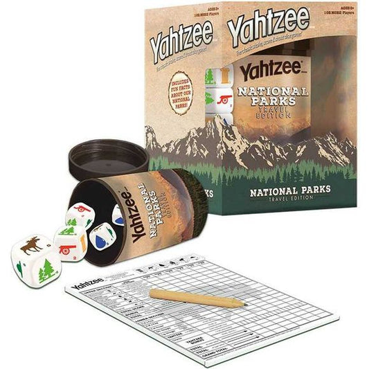 National Parks Travel Edition Yahtzee Dice Game