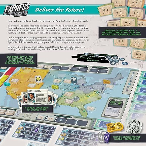 Usaopoly: Express Route - Board Game | Galactic Toys & Collectibles
