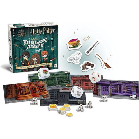 USAopoly Harry Potter Mischief in Diagon Alley Game