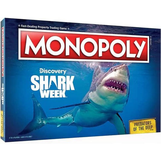 Monopoly: Shark Week Board Game | Galactic Toys & Collectibles