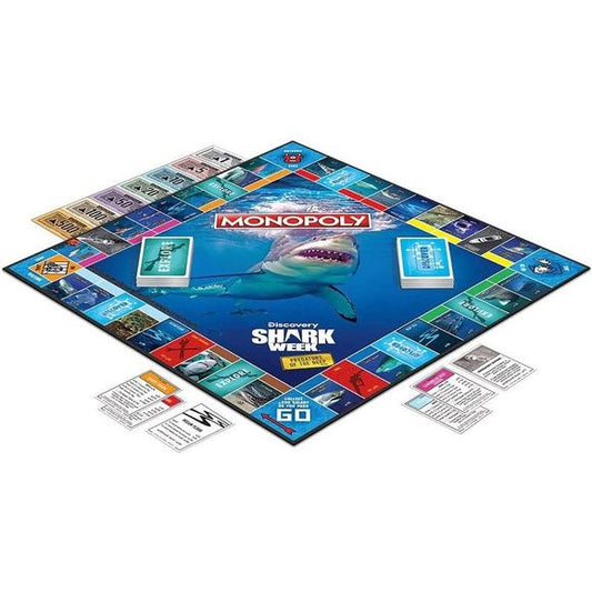 Monopoly: Shark Week Board Game | Galactic Toys & Collectibles