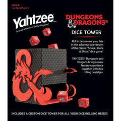 Yahtzee Dungeons & Dragons D&D Dice Game & Dice Tower