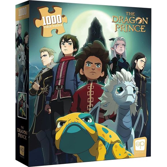 USAopoly The Dragon Prince Heroes at The Storm Spire 1000 Piece 19x27-inch Jigsaw Puzzle | Galactic Toys & Collectibles