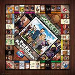USAopoly Monopoly Parks and Recreation Edition Board Game | Galactic Toys & Collectibles