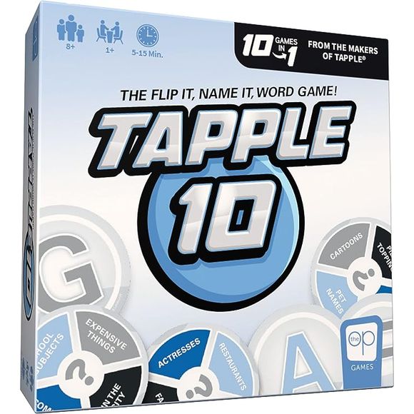 USAopoly Tapple 10 Word Game | Fast-Paced Family Card Game | Galactic Toys & Collectibles