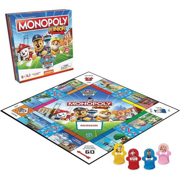 USAopoly Monopoly Jr Paw Patrol Edition Board Game | Galactic Toys & Collectibles